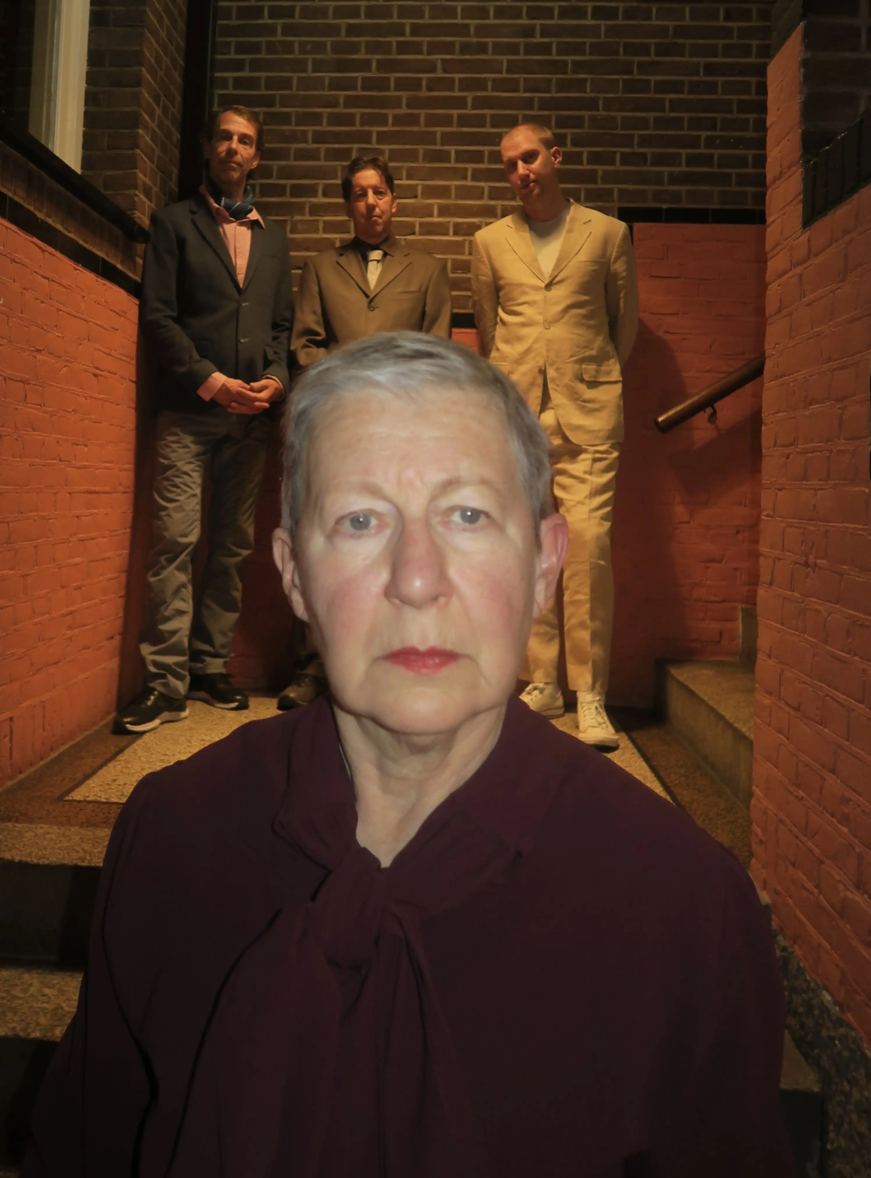 Lear met haar drie zonen